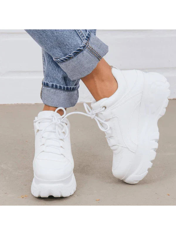 Tenis Feminino Buffalo Plataforma Chunky Blogueira Bufalo Branco