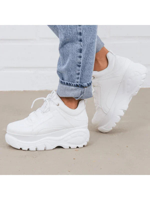 Tenis Feminino Buffalo Plataforma Chunky Blogueira Bufalo Branco