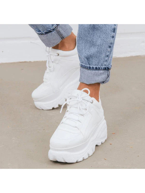 Tenis Feminino Buffalo Plataforma Chunky Blogueira Bufalo Branco