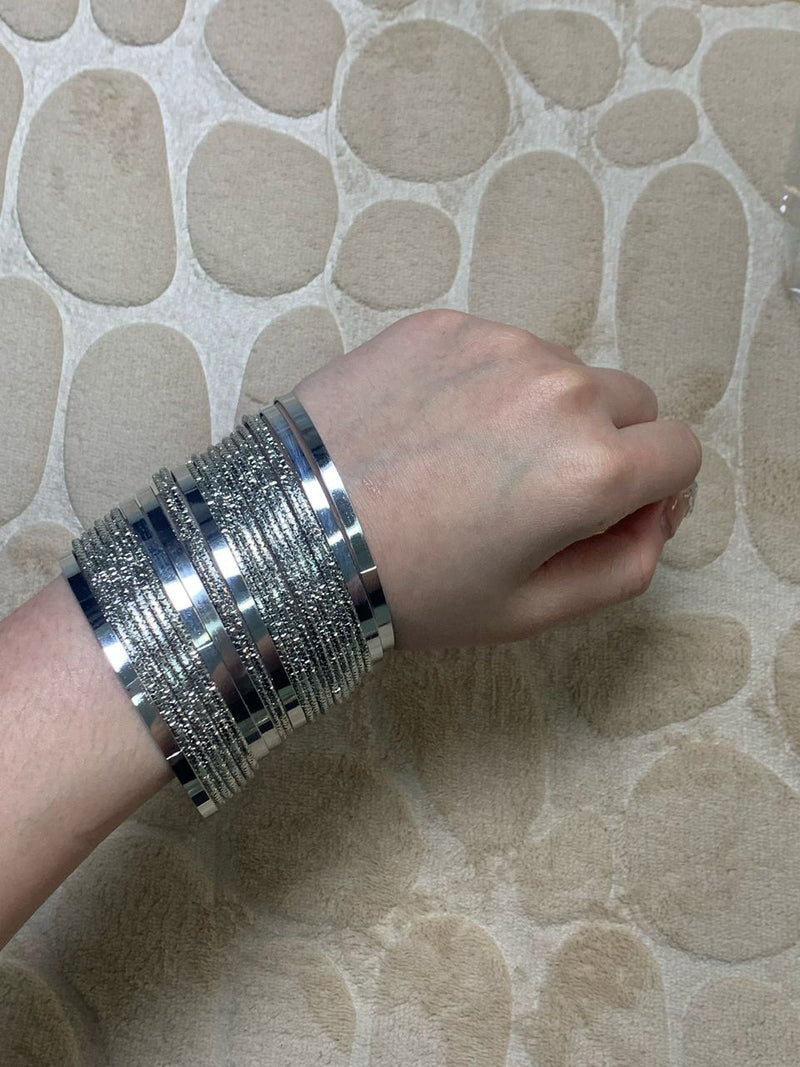 Kit de Pulseiras em Argolas de Luxo Gold Egypt 👑
