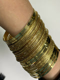 Kit de Pulseiras em Argolas de Luxo Gold Egypt 👑