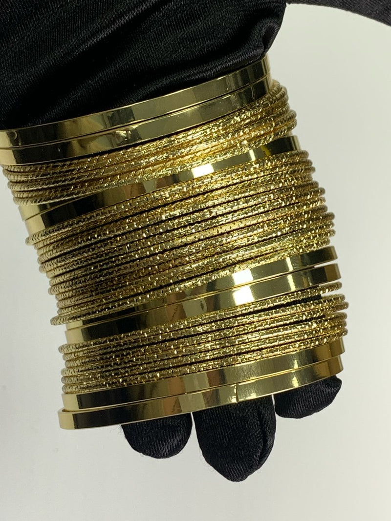 Kit de Pulseiras em Argolas de Luxo Gold Egypt 👑