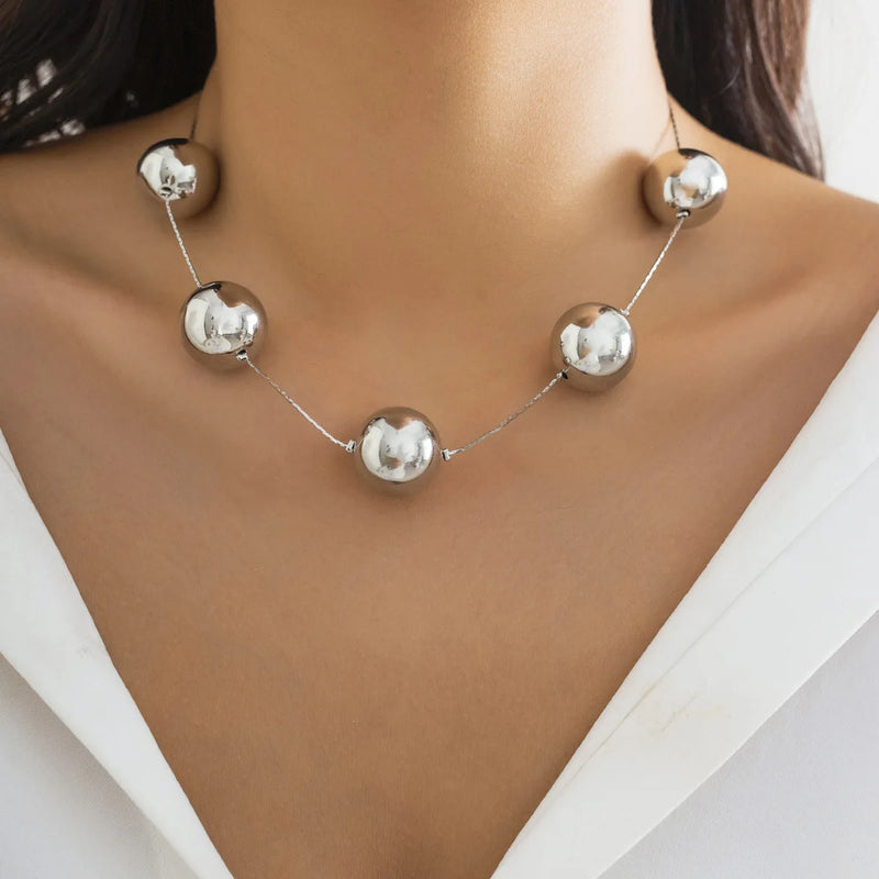 Colar Coração Multicamadas com Pérola – Estilo Y2K Boho
