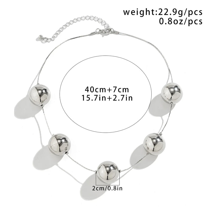 Colar Coração Multicamadas com Pérola – Estilo Y2K Boho