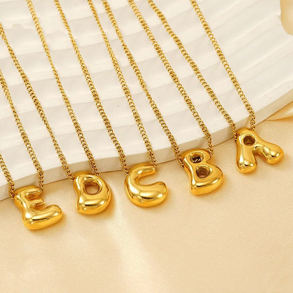 Colar Letra Inicial – Dourado ou Prata