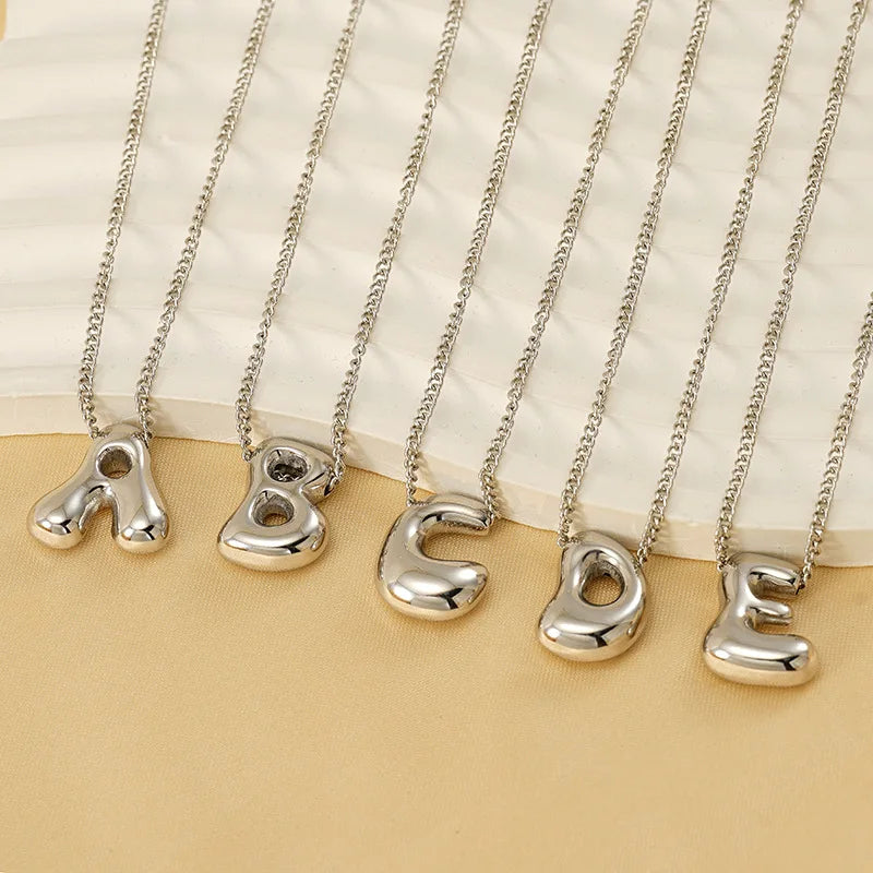 Colar Letra Inicial – Dourado ou Prata