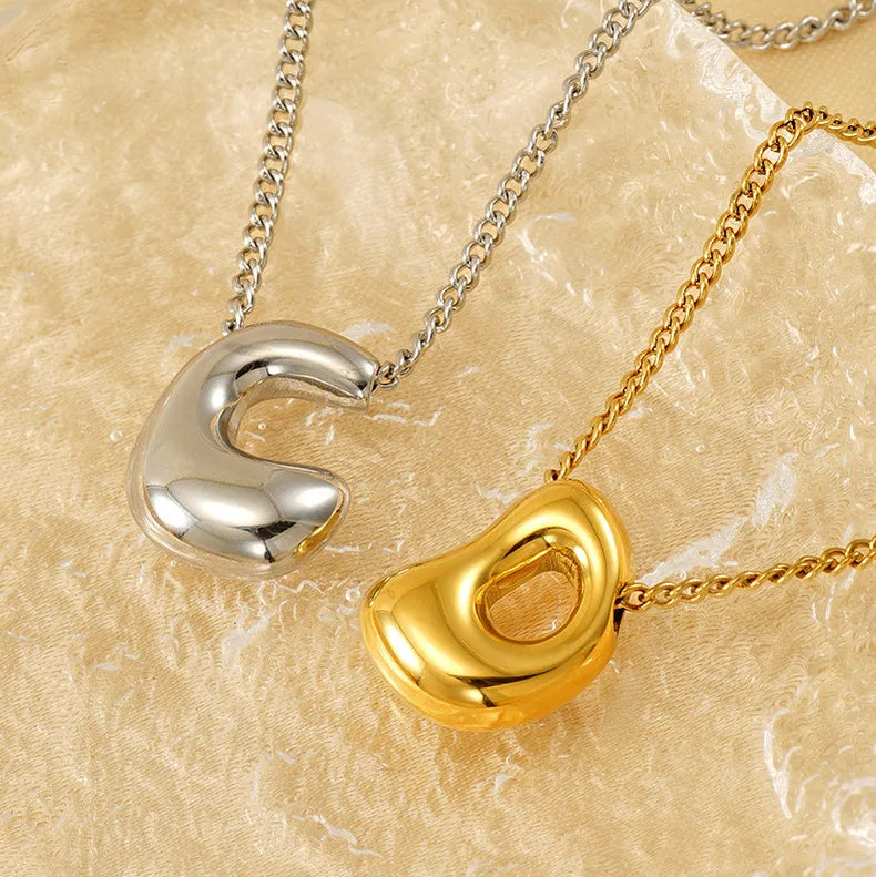 Colar Letra Inicial – Dourado ou Prata