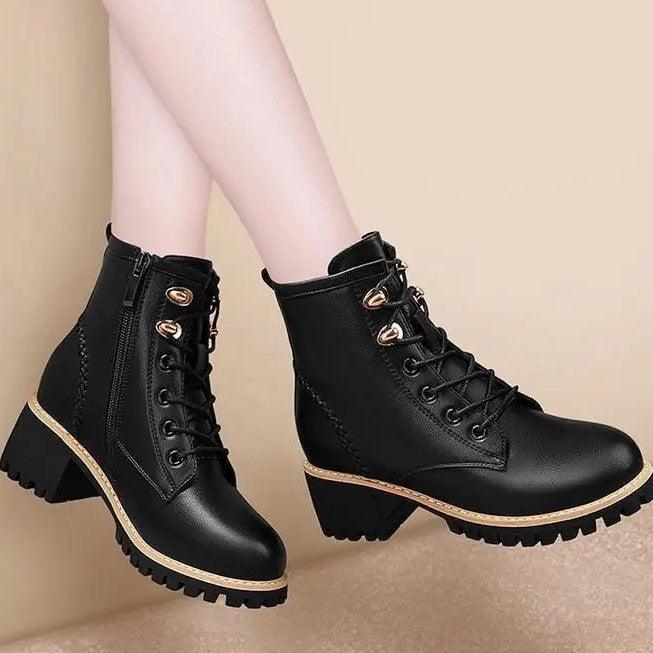 Bota Feminina Montaria Cano Curto Fashion