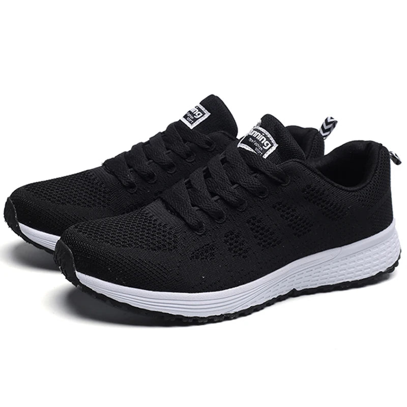 Tênis Feminino de Malha Respirável – Casual e Confortável