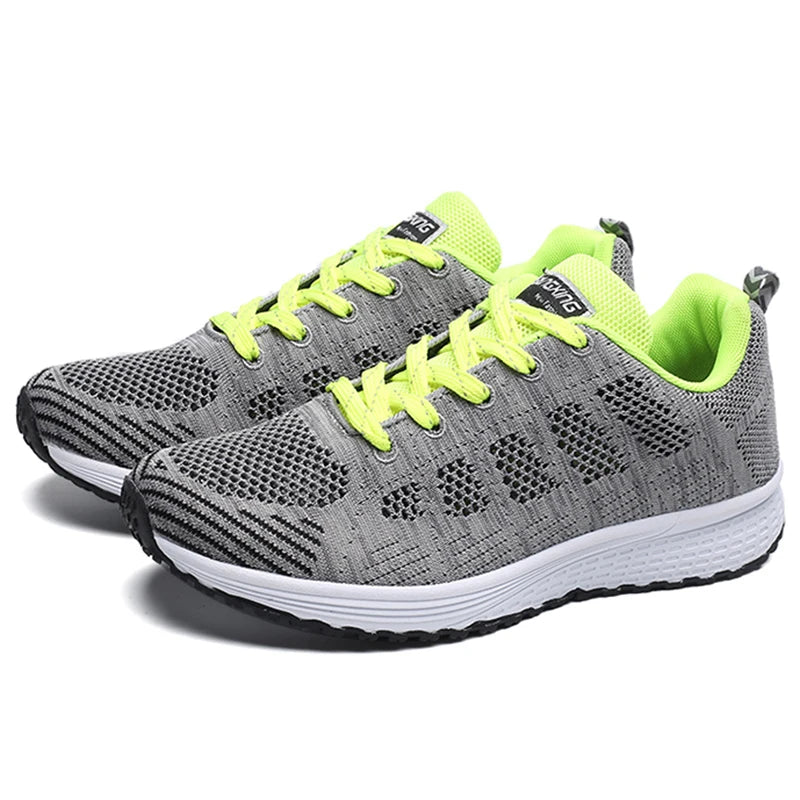 Tênis Feminino de Malha Respirável – Casual e Confortável
