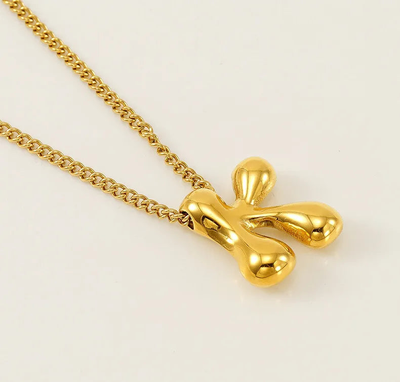 Colar Letra Inicial – Dourado ou Prata